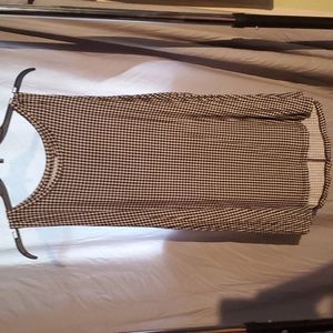 Houndstooth sleeveless top